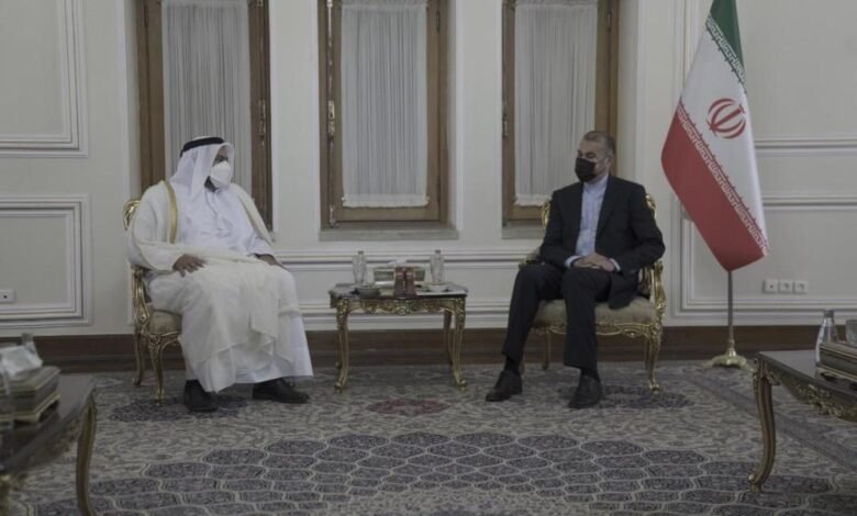 قطر وإيران تبحثان مستجدات المفاوضات النووية قطر وإيران تبحثان مستجدات المفاوضات النووية