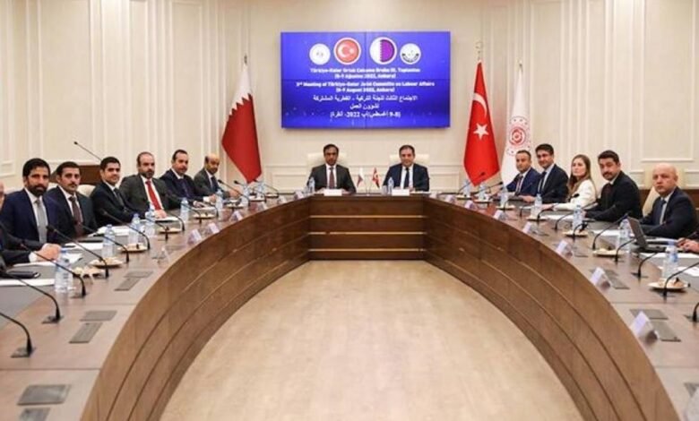قطر وتركيا تبحثان تعزيز التعاون في مجال القوى العاملة قطر وتركيا تبحثان تعزيز التعاون في مجال القوى العاملة