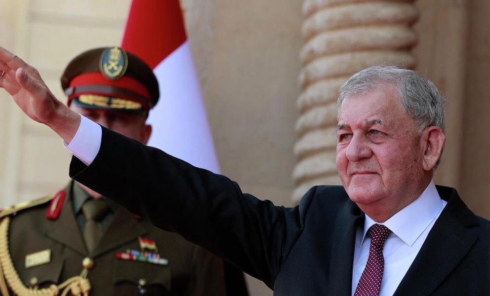 صورة مميزة: أمير قطر يهنئ الرئيس العراقي الجديد على انتخابه