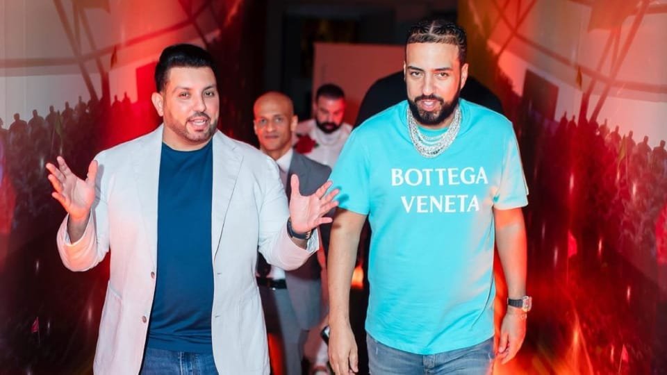صورة مميزة: أرينا بلازو فيرساتشي دبي تستقبل النجم فرنش مونتانا في ليالي كأس العالم