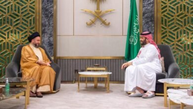 بن سلمان والحكيم يستعرضان علاقات الرياض وبغداد
