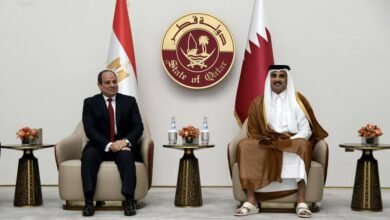 أمير قطر والسيسي يتفقان على تكثيف دعم شعب السودان