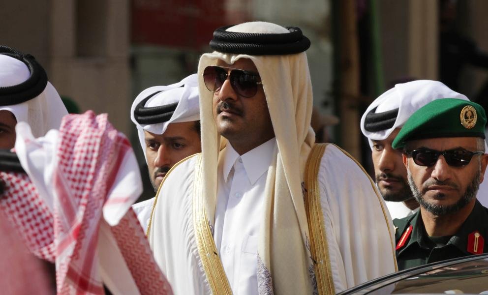 أمير قطر يصل لطاجيكستان