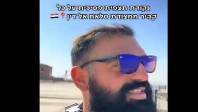 صورة توضيحية - جندي إسرائيلي يتجول في شوارع القاهرة ويثير الغضب ()