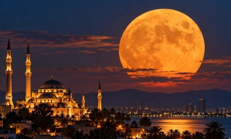 قمر الحصاد يزيّن سماء الوطن العربي.. لماذا يبدو أكبر وأكثر احمرارًا؟