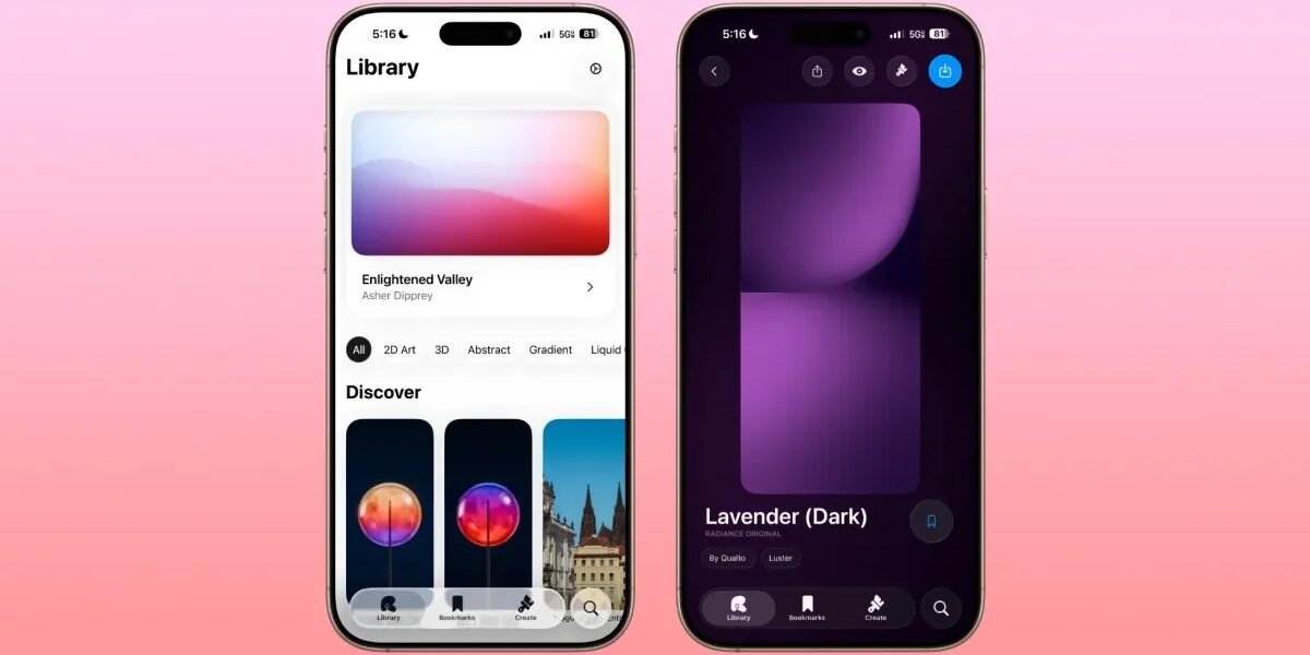 صورة مميزة: Indie App Spotlight Radiance هو تطبيق رائع ومجاني لخلفية الشاشة لمستخدمي iPhone
