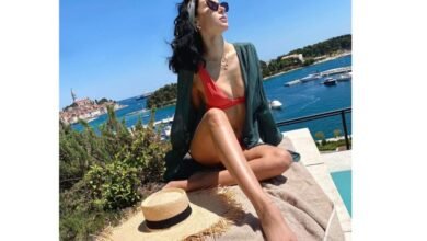 Supermodel Nesrin Sanad is An Ambassador for the Famous Apm Monaco Brand.