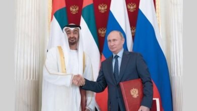 الكرملين يعلن عن اتصال هاتفي بين محمد بن زايد و الرئيس بوتين