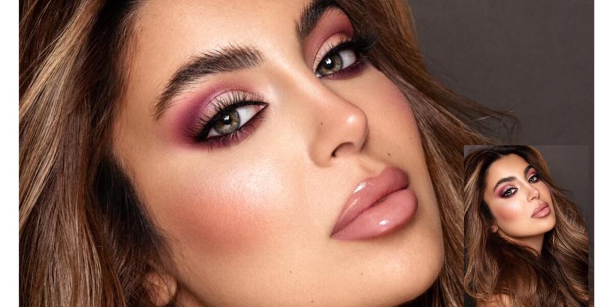 صورة مميزة: بلمسات شبابية مفعمة بالإنتعاش خبير التجميل خالد نايفة يطبق مكياج مشرق ومضيء