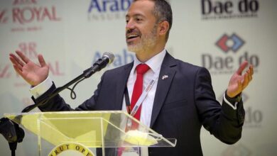 رئيس إتحاد التايكواندو الدكتورHabib Zarifeh لعبة التايكواندو في آسيا ذو قيمة عالية جداً